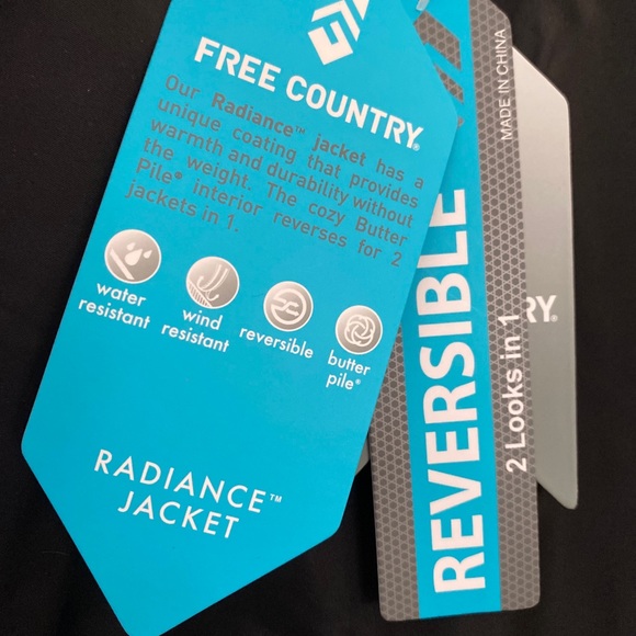 FREE COUNTRY WOMENS REVERSIBLE JACKET NEW! - Picture 4 of 6